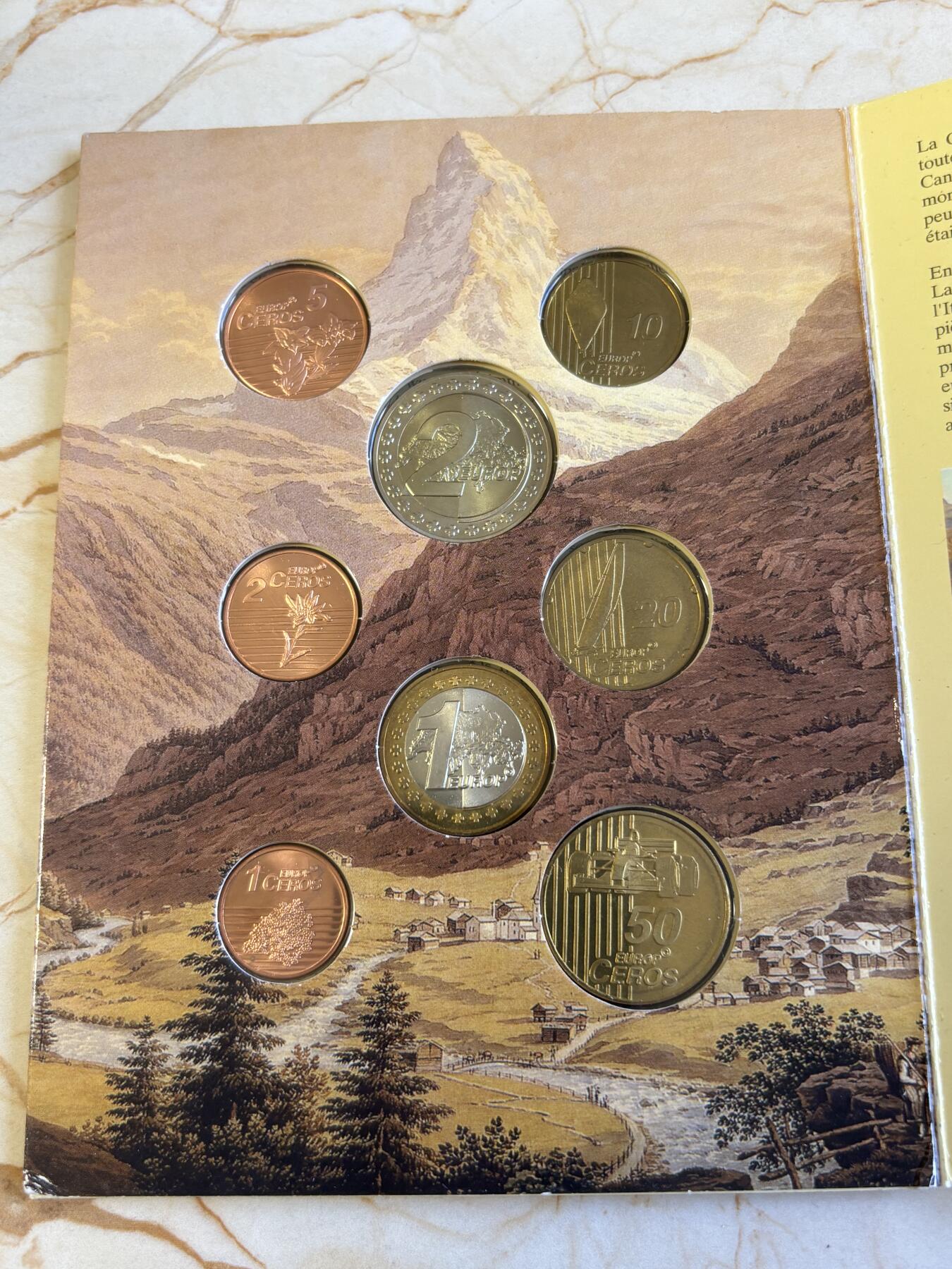 第181期拍卖 瑞士2003年纪念币7枚册装