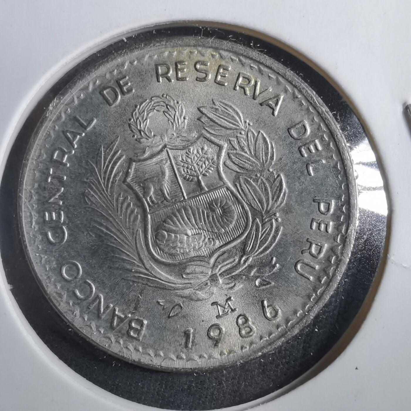 沼泽如烟--第902场 秘鲁1986年1印蒂