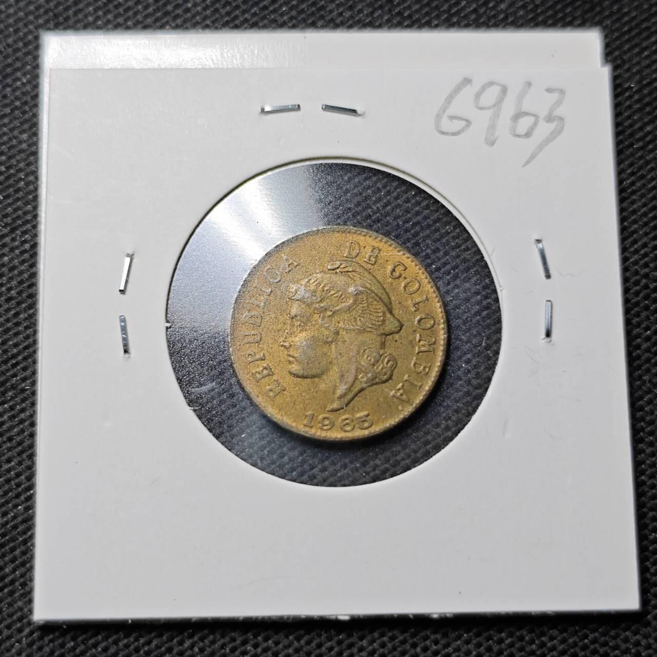 KK钱币收藏小铺  第369场  2月预留时间 周末发货  哥伦比亚2分铜币