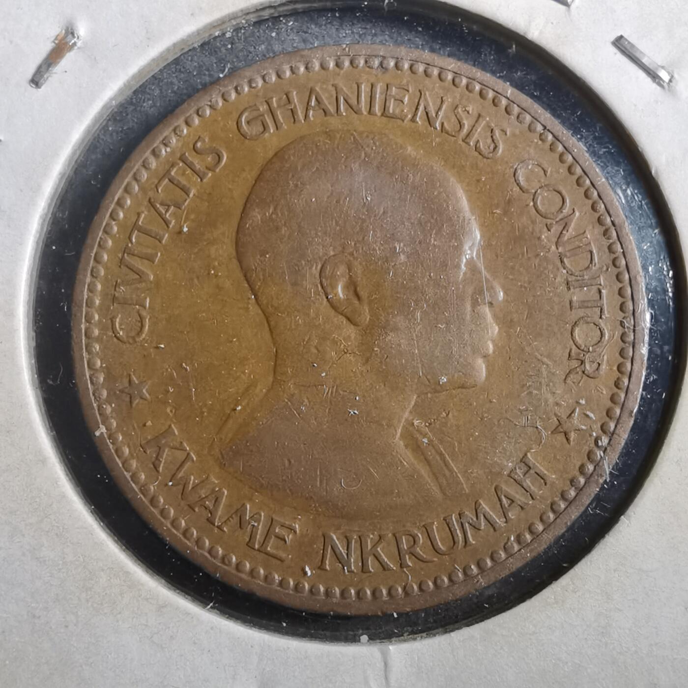 沼泽如烟--第902场 加纳1958年1便士