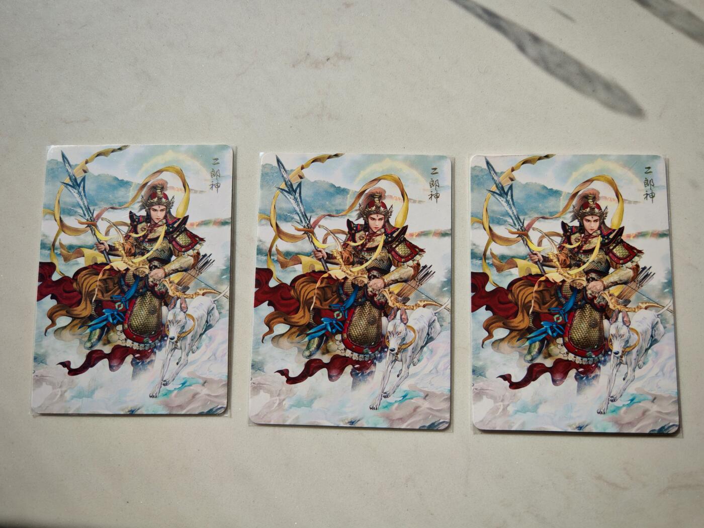 小怪兽卡牌第四十八期 （收拍品  不寄存 消费就送随机裸卡） 焱卡西游二郎神三宫