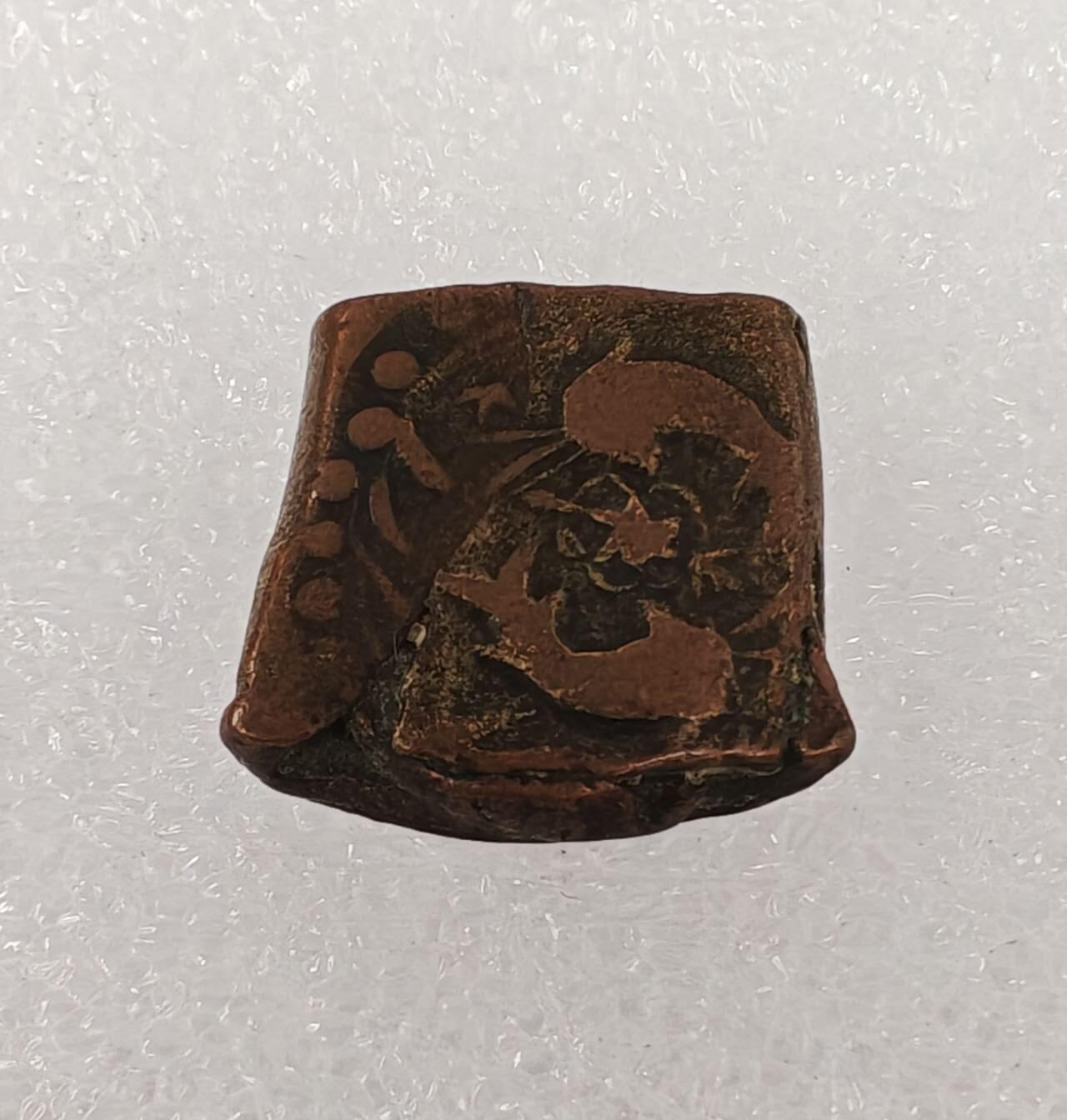 瓶子🏺第216期拍卖会  阿富汗杜兰尼王朝双鱼打制铜币 坎大哈打造 使用罕见的铜片折叠打造工艺 稀少品种 双鱼图案不仅仅对东方文化有影响，曾经对阿富汗区域也有影响