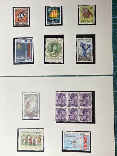 2025年第一百二十八场(总第一百五十四场）外国好品散币、邮币封和邮票场(免佣金) - 邮票15枚