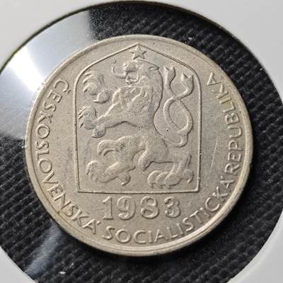 KK钱币收藏小铺  第369场  2月预留时间 周末发货 -  1983捷克斯洛伐克50赫勒