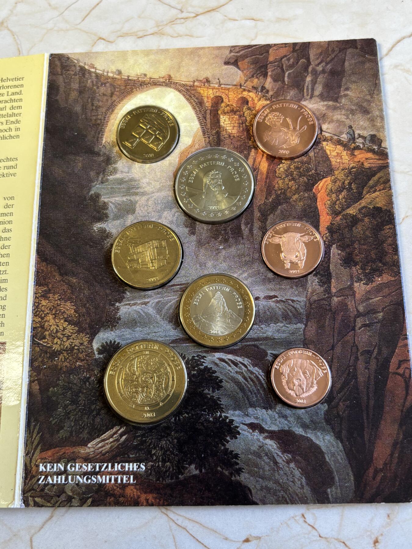 第181期拍卖 瑞士2003年纪念币7枚册装