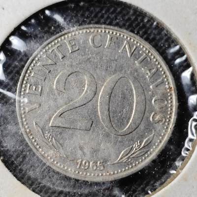 KK钱币收藏小铺  第369场  2月预留时间 周末发货 -  1965玻利维亚20分