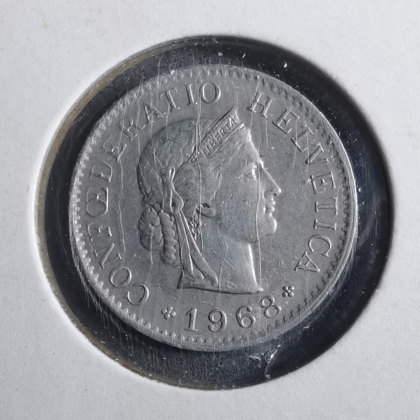 沼泽如烟--第902场 瑞士1968年五分