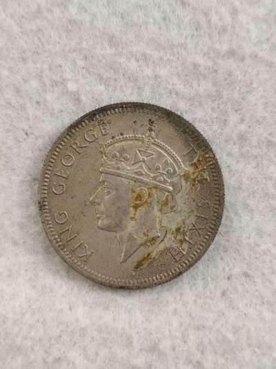 G&W世界散币，银币处理专场（第36场） - 英属马来亚1950年20分  银币