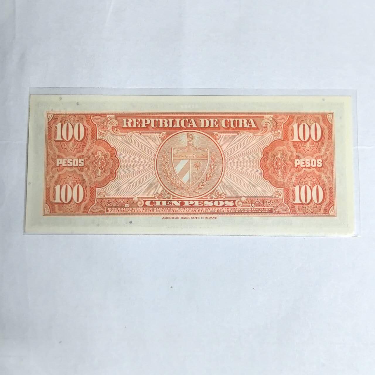 各国外币第99期 品种好部分全新 古巴100比索 全新