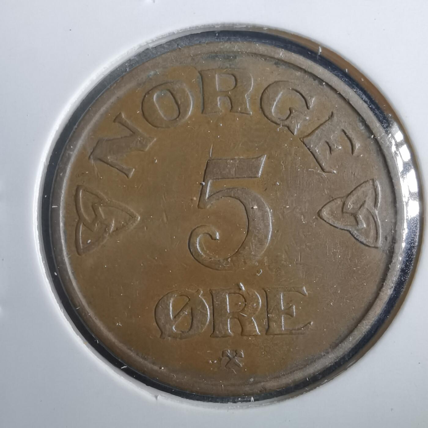 沼泽如烟--第902场 挪威1954年5欧尔