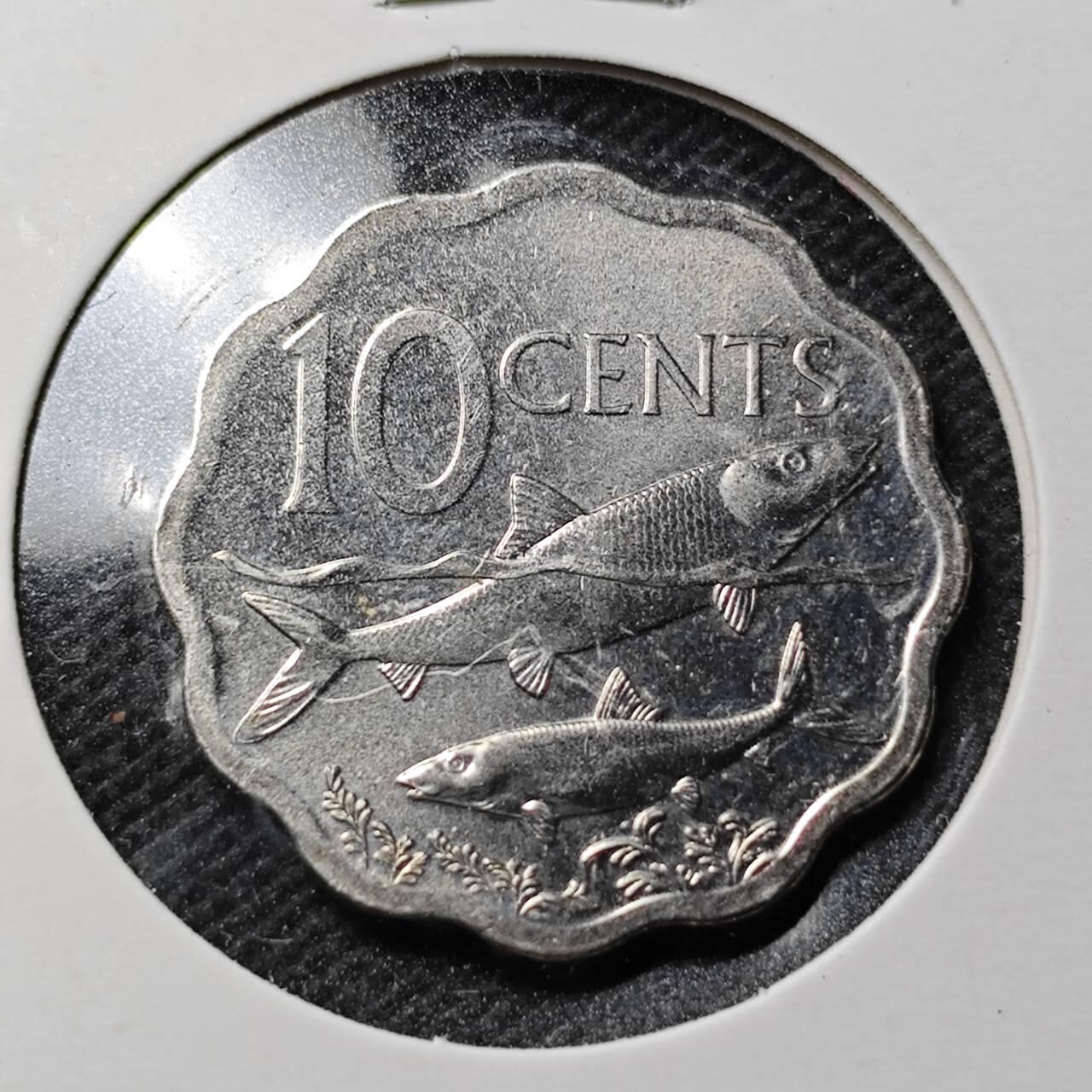 KK钱币收藏小铺  第369场  2月预留时间 周末发货  巴哈马10分