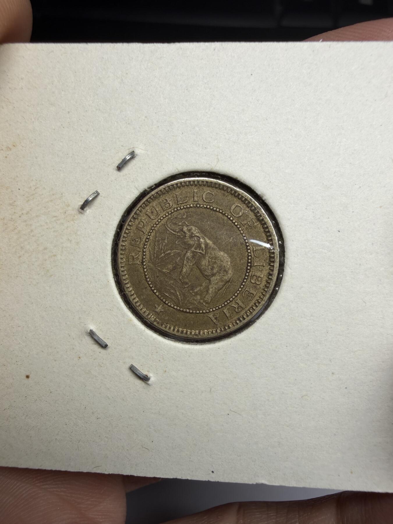 2025年集古藏今外币拍卖第十期-第6场—（总第286拍），可以寄存60天，满160元包邮。 1937年利比里亚1/2分