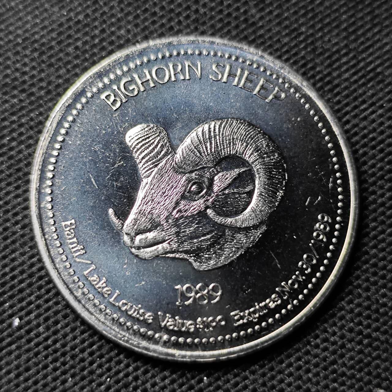 KK钱币收藏小铺  第369场  2月预留时间 周末发货  1989加拿大一元代币 好品