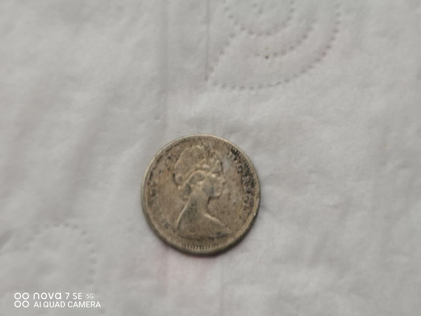 外国银币 66年加拿大帆船10分银币