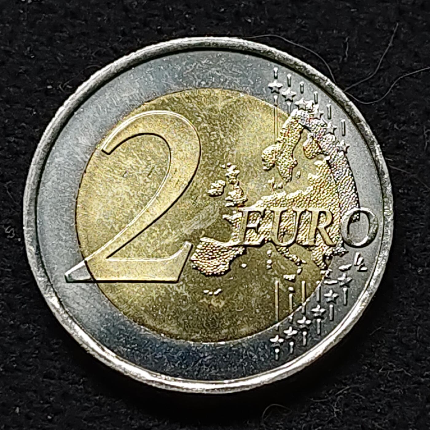 【全场包邮】纯粹捡漏拍476场（免费代拍第13场）调整中 西班牙2016年2欧元世界遗产系列塞哥维亚古罗马水道桥双色纪念币