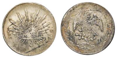 中新泰星2025年秋拍 钱币纪念章专场 - 墨西哥鹰洋8瑞尔银币一枚