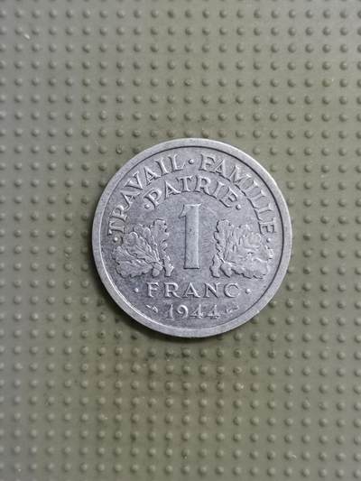 2025年第115场各国散币拍卖（总第115场） - 维希法国1944年1法郎