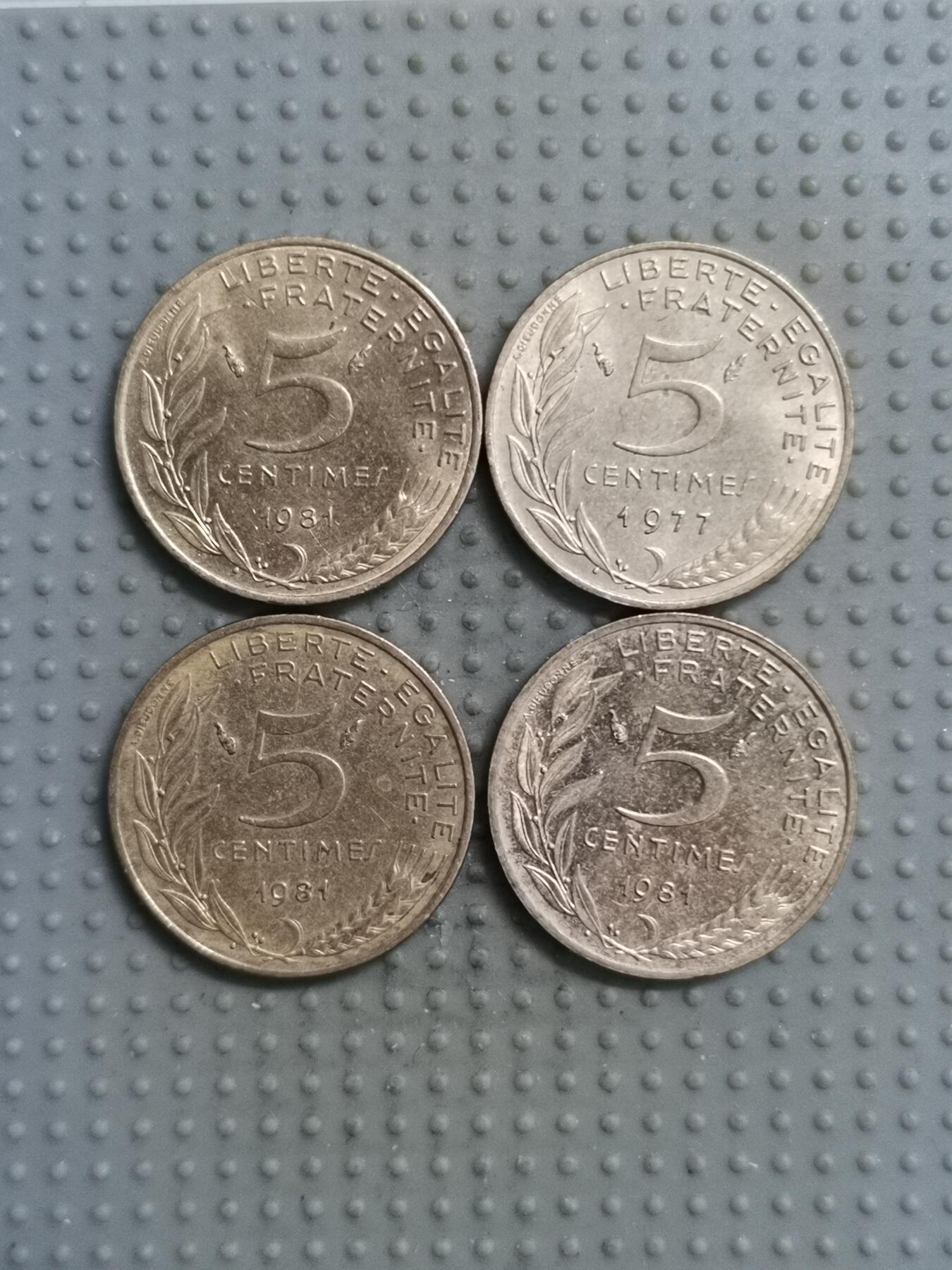 2025年第115场各国散币拍卖（总第115场） 法国5生丁4枚