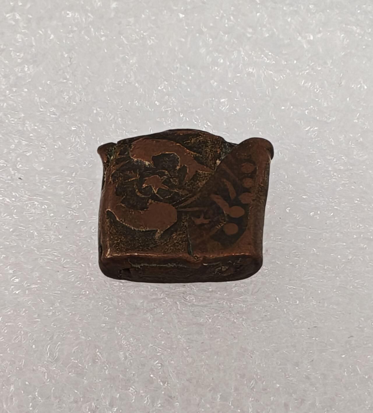 瓶子🏺第216期拍卖会  阿富汗杜兰尼王朝双鱼打制铜币 坎大哈打造 使用罕见的铜片折叠打造工艺 稀少品种 双鱼图案不仅仅对东方文化有影响，曾经对阿富汗区域也有影响