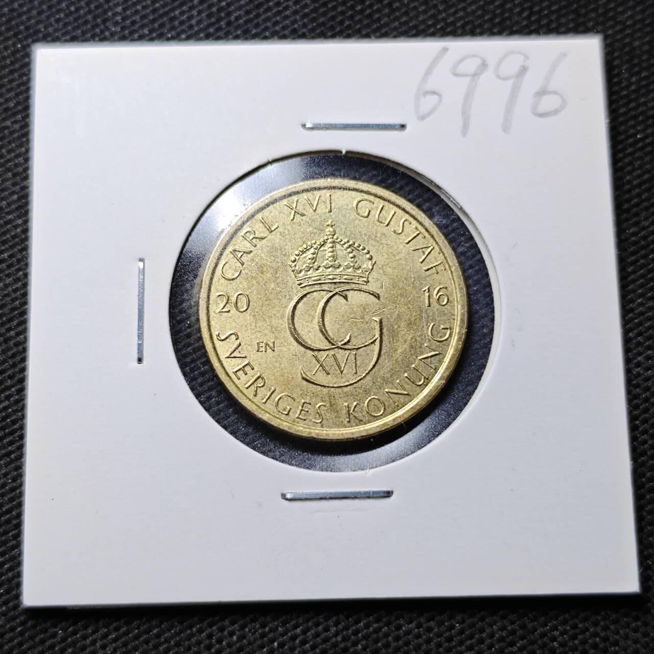 KK钱币收藏小铺  第369场  2月预留时间 周末发货  瑞典5克朗