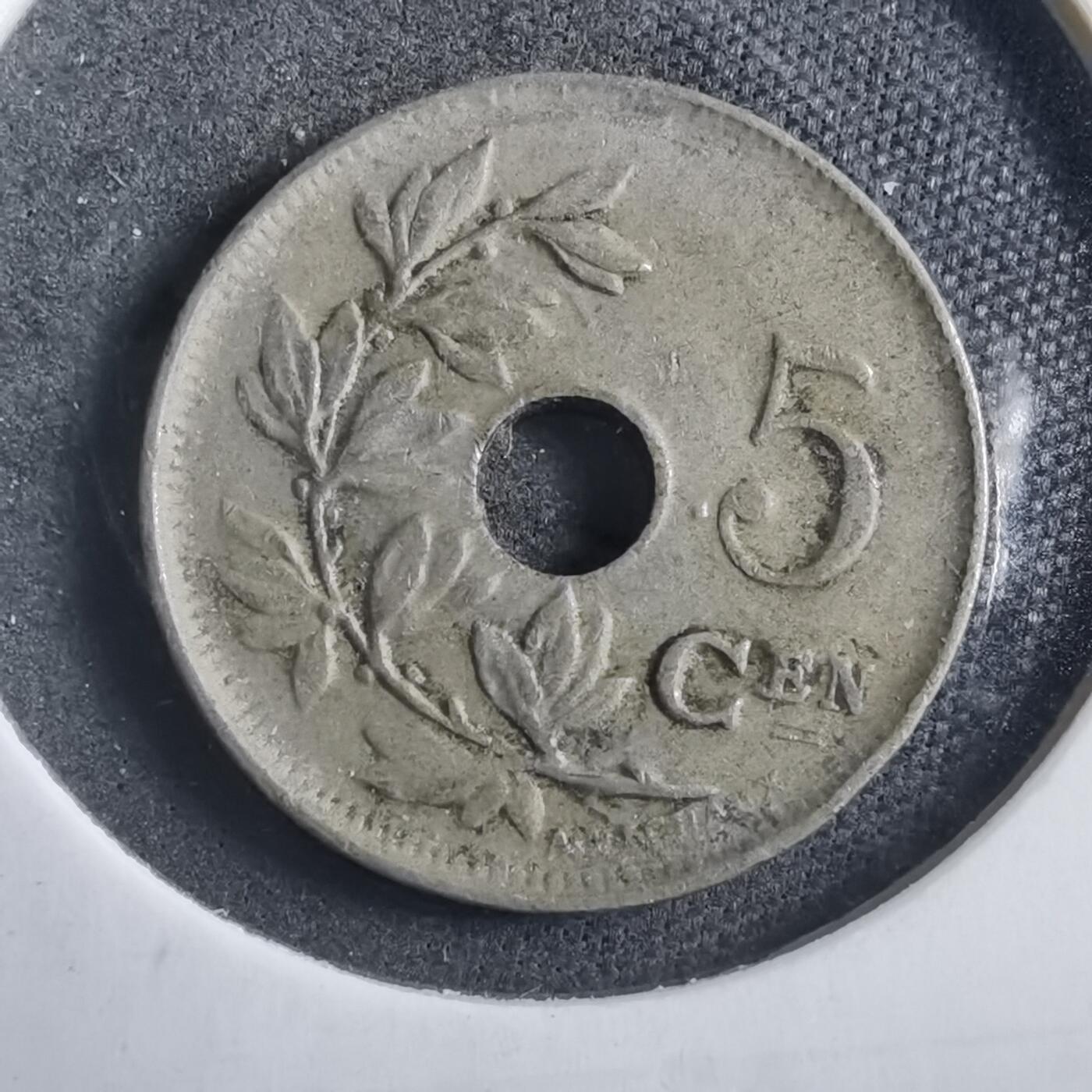 沼泽如烟--第902场 比利时1922年五分