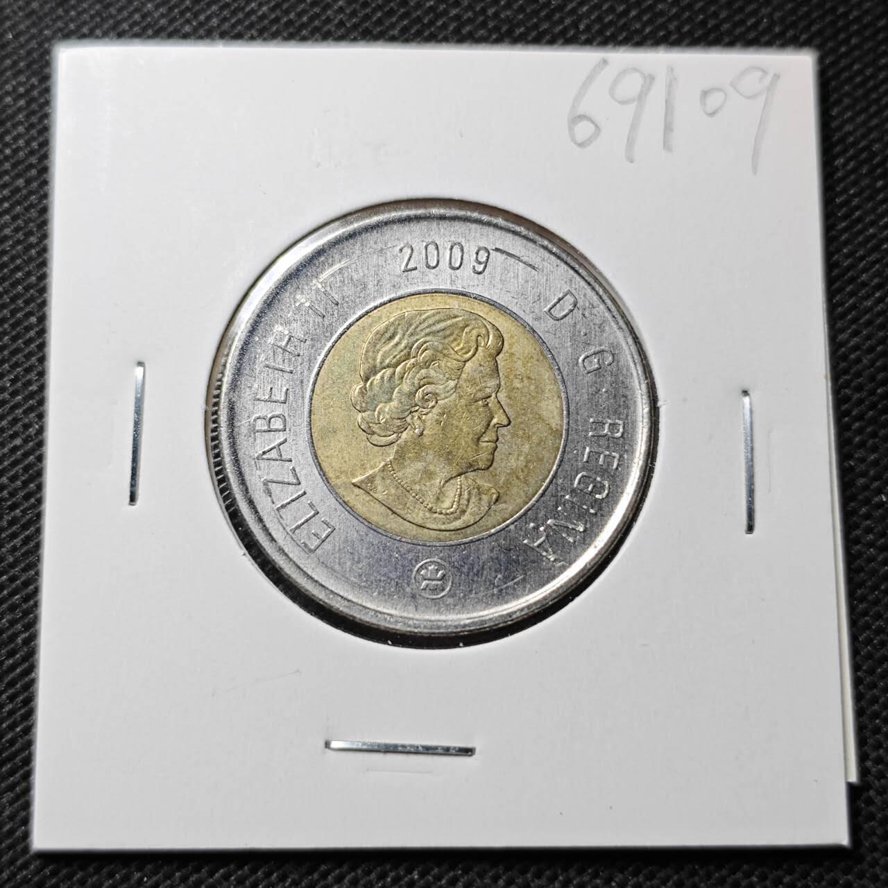 KK钱币收藏小铺  第369场  2月预留时间 周末发货  加拿大2元