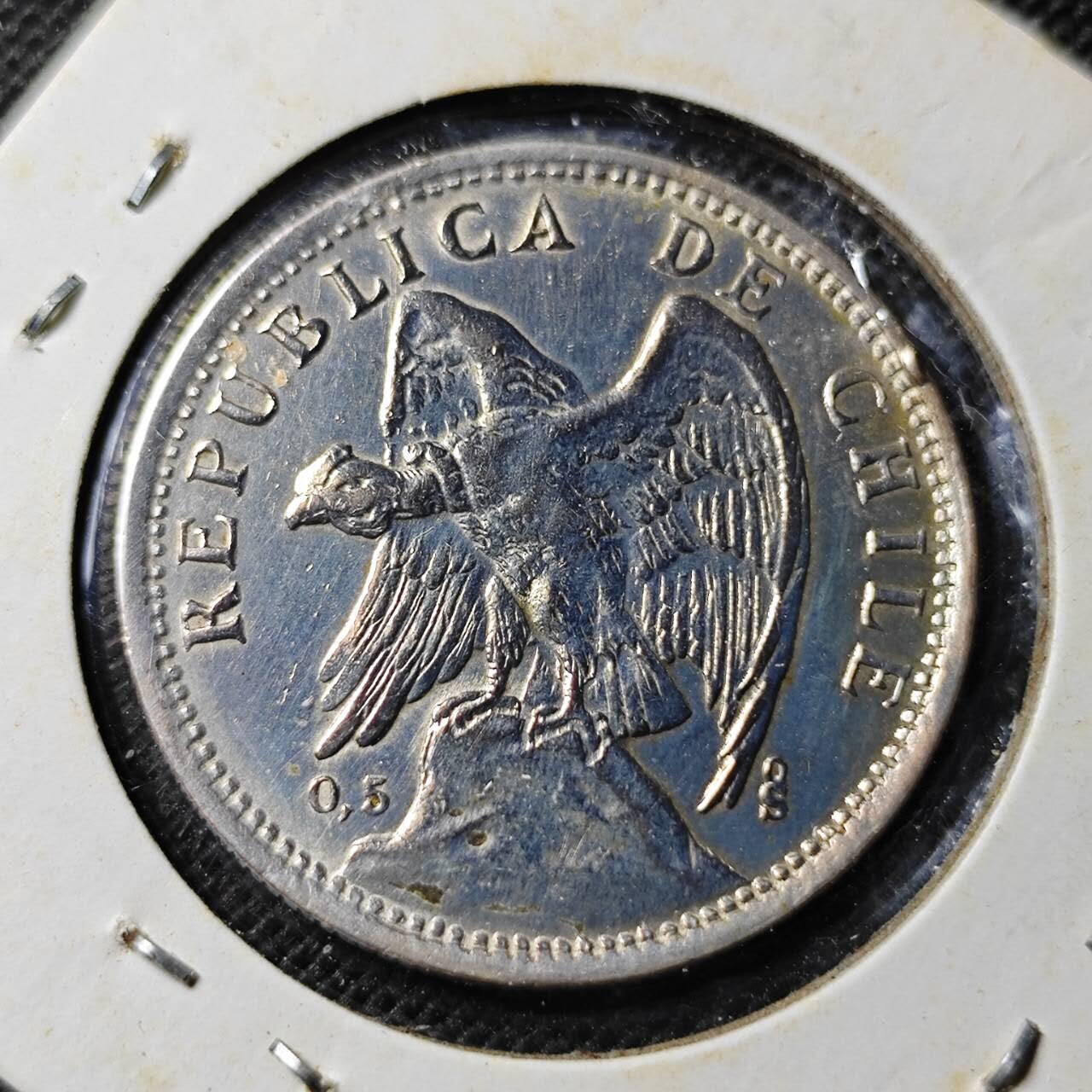 KK钱币收藏小铺  第369场  2月预留时间 周末发货  1927智利1比索镍币