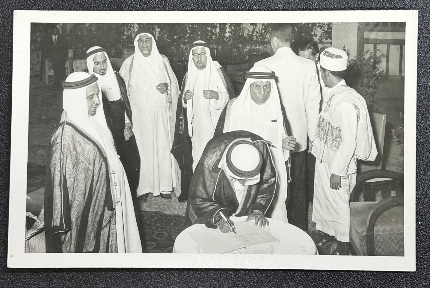 西秦中古拍卖第六十五期 沙特阿拉伯早期外交照片