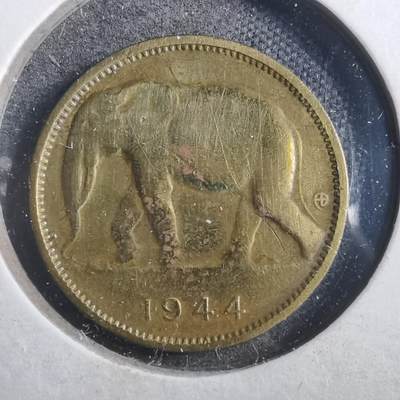 沼泽如烟--第902场 - 比属刚果1944年1法郎