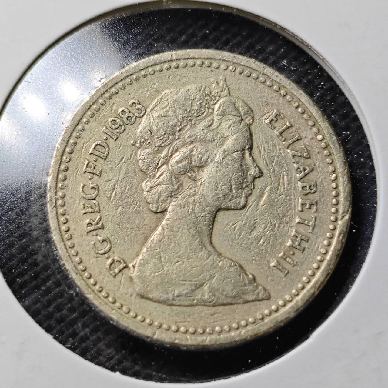 KK钱币收藏小铺  第369场  2月预留时间 周末发货  英国1镑