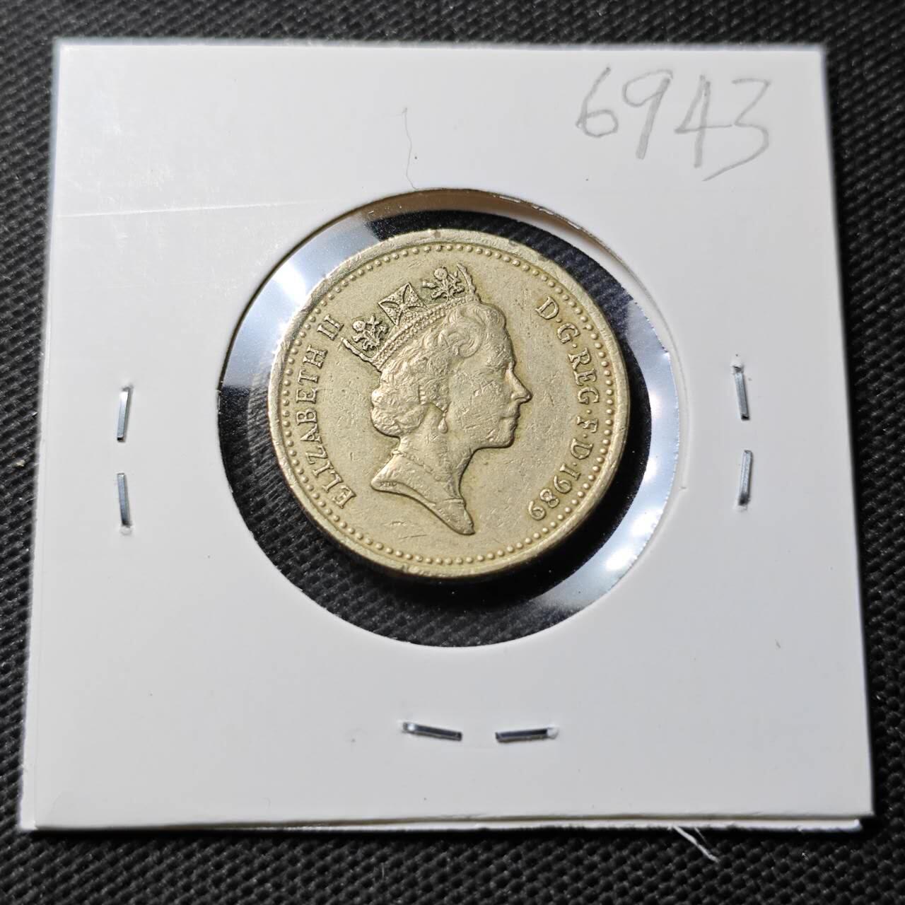 KK钱币收藏小铺  第369场  2月预留时间 周末发货  英国一镑