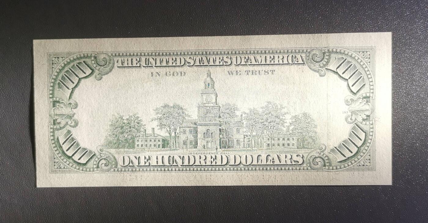 《艾美收藏》第220期-11.16周日外币畅拍场 美国1990版小头100美元UNC无47尾8 角不太绝