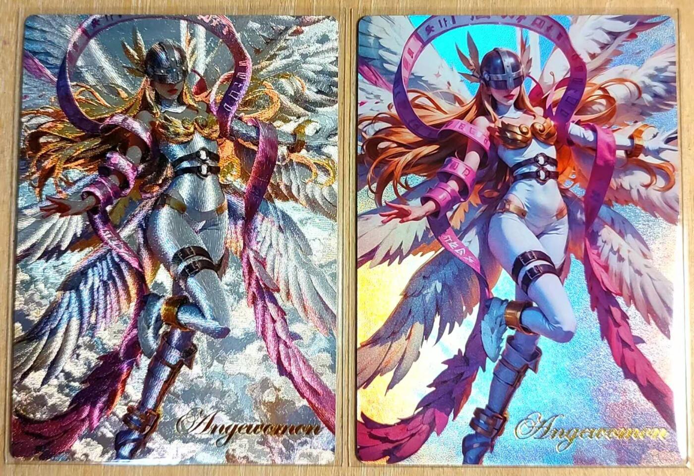 龙虎卡牌第六三场 （无佣金，周六结拍，欢迎送拍） 粗闪+磨砂彩闪 数码宝贝天女兽