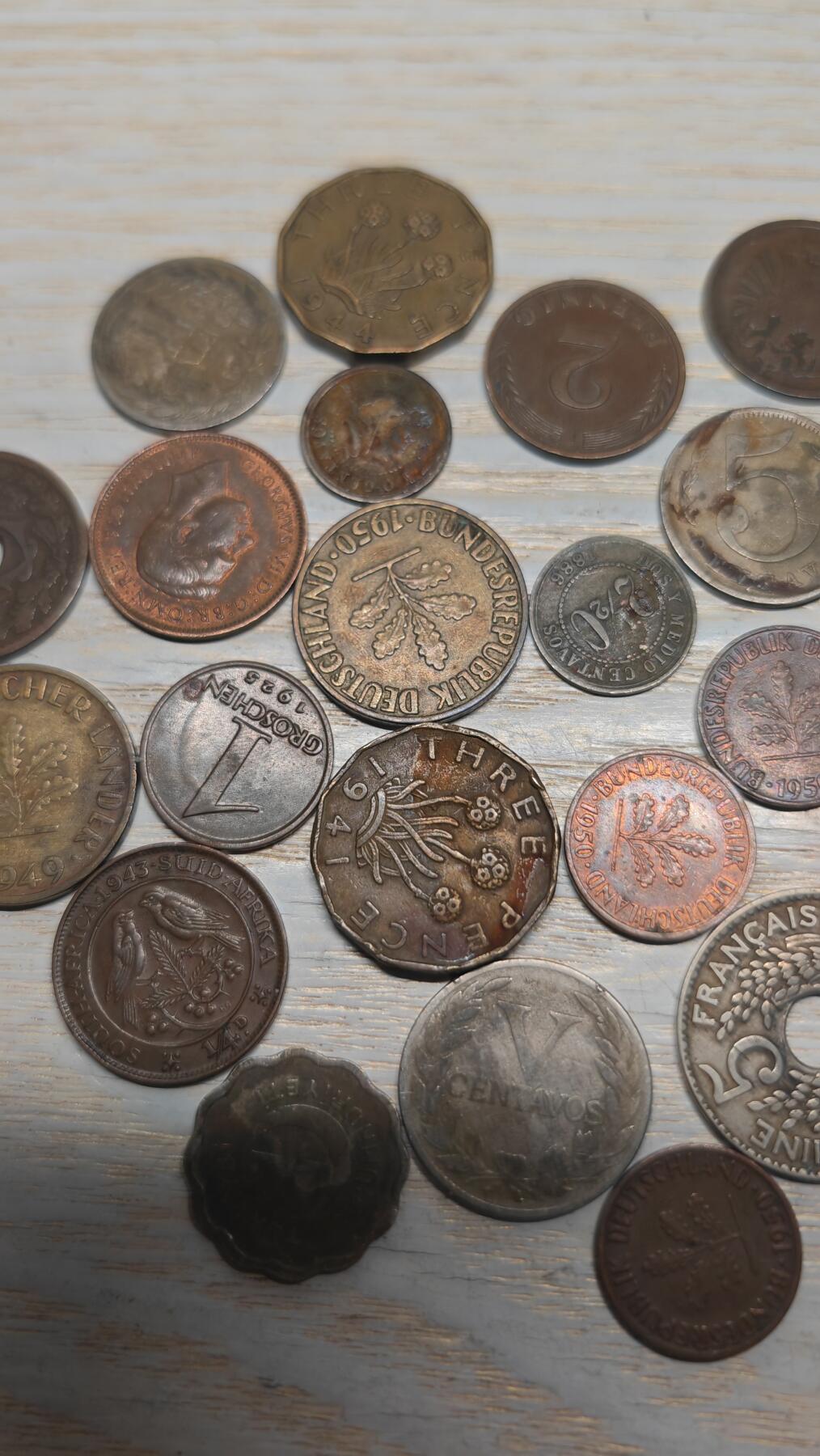 民国时期英国 德国 法国 菲律宾 土耳其等国硬币26枚