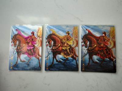 小怪兽卡牌第四十八期 （收拍品  不寄存 消费就送随机裸卡） - 一丈青扈三娘一套三张编号如图