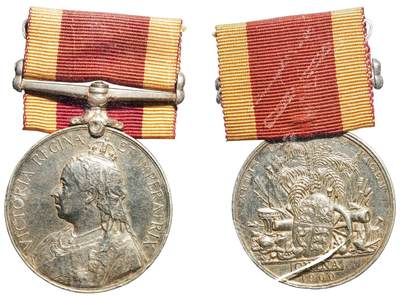 中新泰星2025年秋拍 钱币纪念章专场 - 19世纪英国军队银质奖章一枚