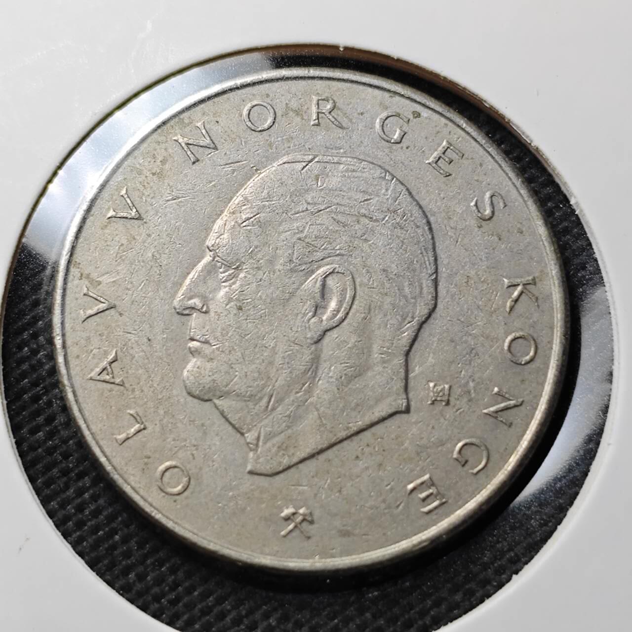 KK钱币收藏小铺  第369场  2月预留时间 周末发货  挪威5克朗