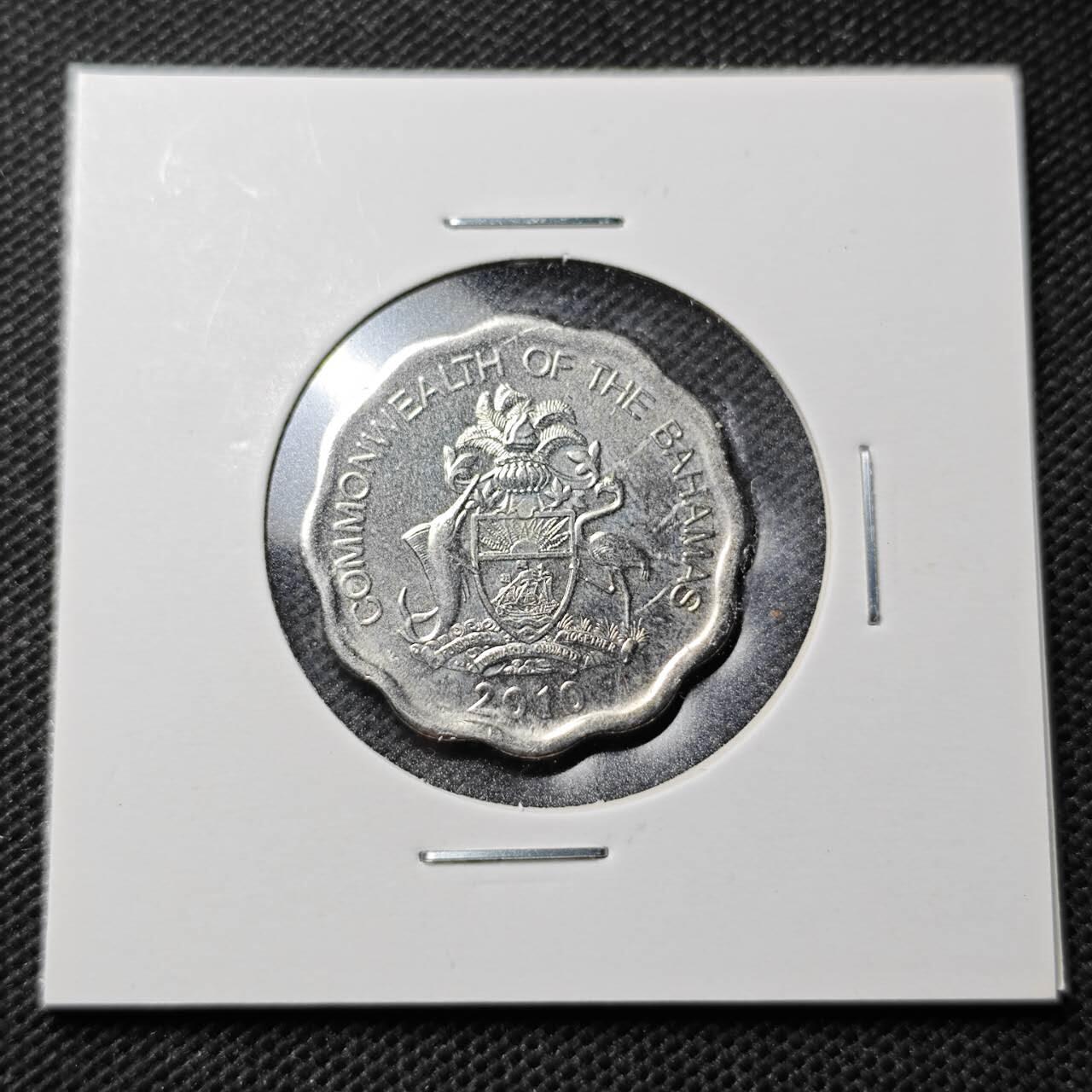 KK钱币收藏小铺  第369场  2月预留时间 周末发货  巴哈马10分