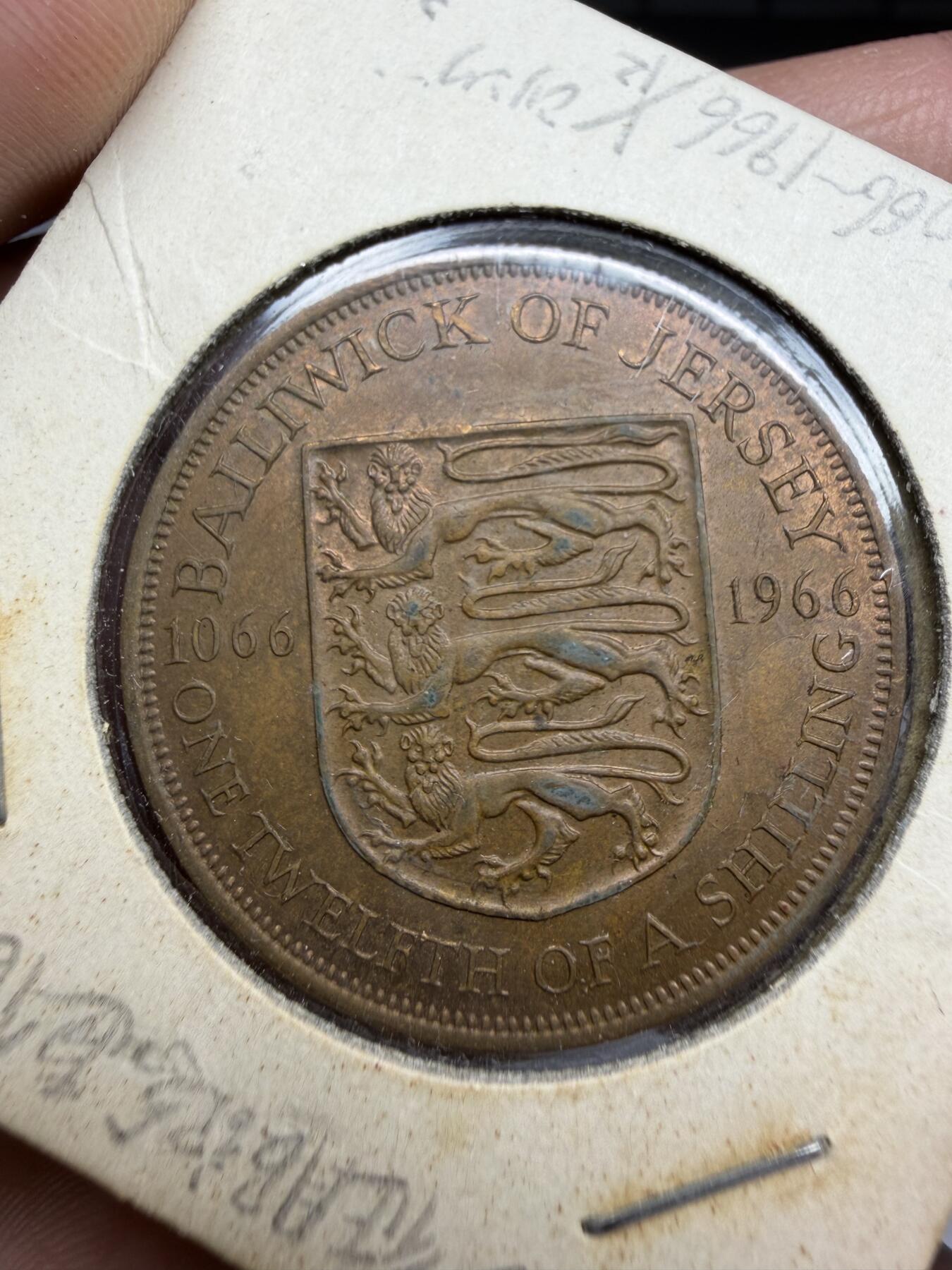 2025年集古藏今外币拍卖第十期-第6场—（总第286拍），可以寄存60天，满160元包邮。 1966年英属泽西1/2先令