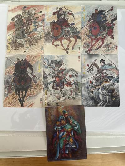 卡牌限时024期活动专场 - 齐卡文化 涌喆三国五虎上将 普卡5张+特卡扈三娘1张+特卡关公1张