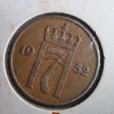 沼泽如烟--第902场 - 挪威1952年5欧尔