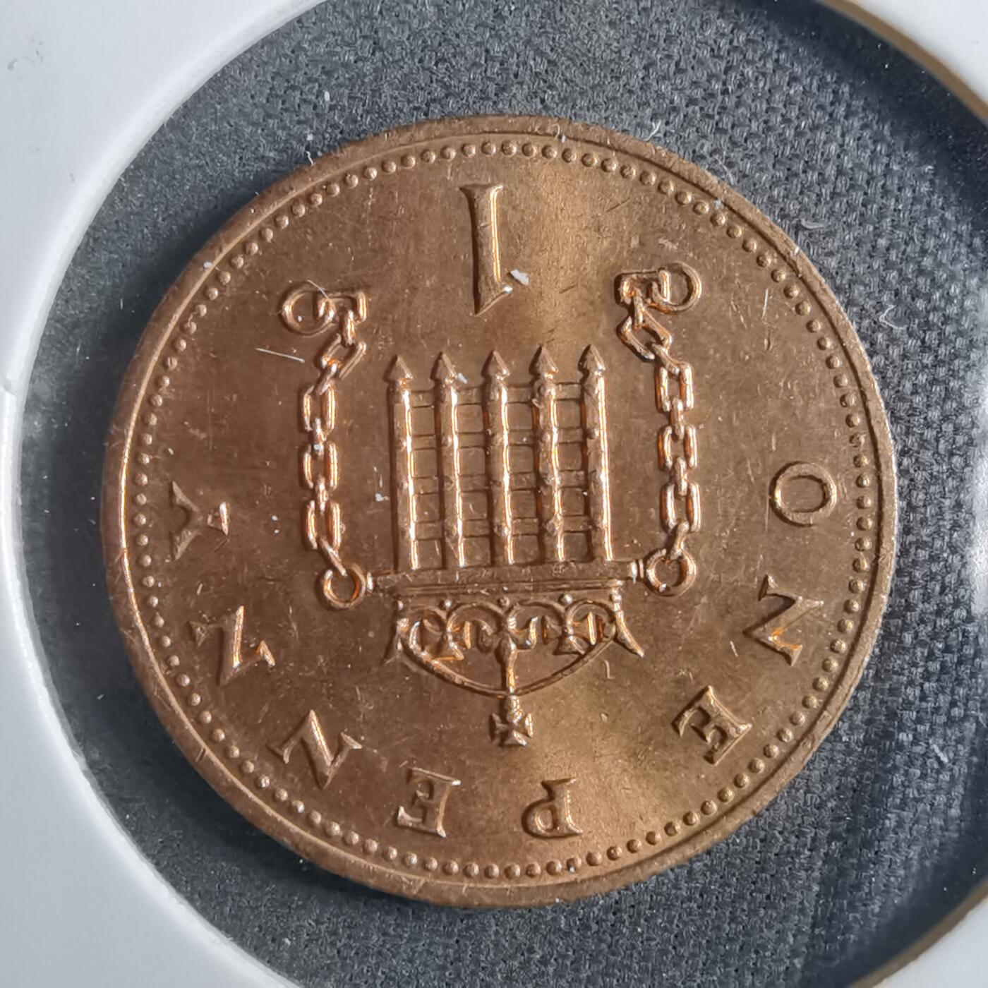 沼泽如烟--第902场 英国1991年1便士