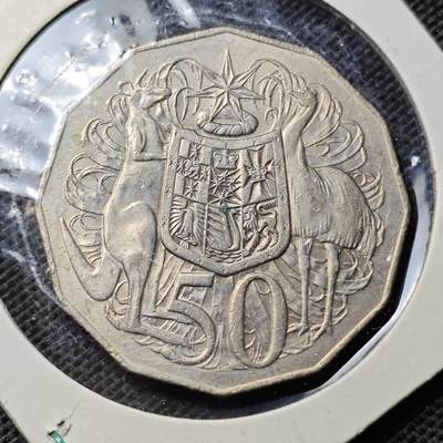 KK钱币收藏小铺  第369场  2月预留时间 周末发货 -  1976澳大利亚50分