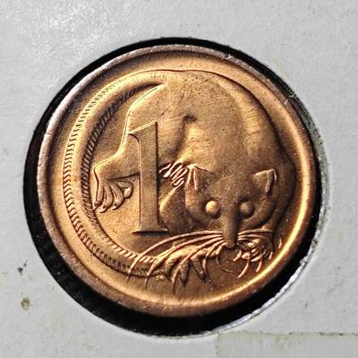 KK钱币收藏小铺  第369场  2月预留时间 周末发货 -  澳大利亚1分铜币 好品