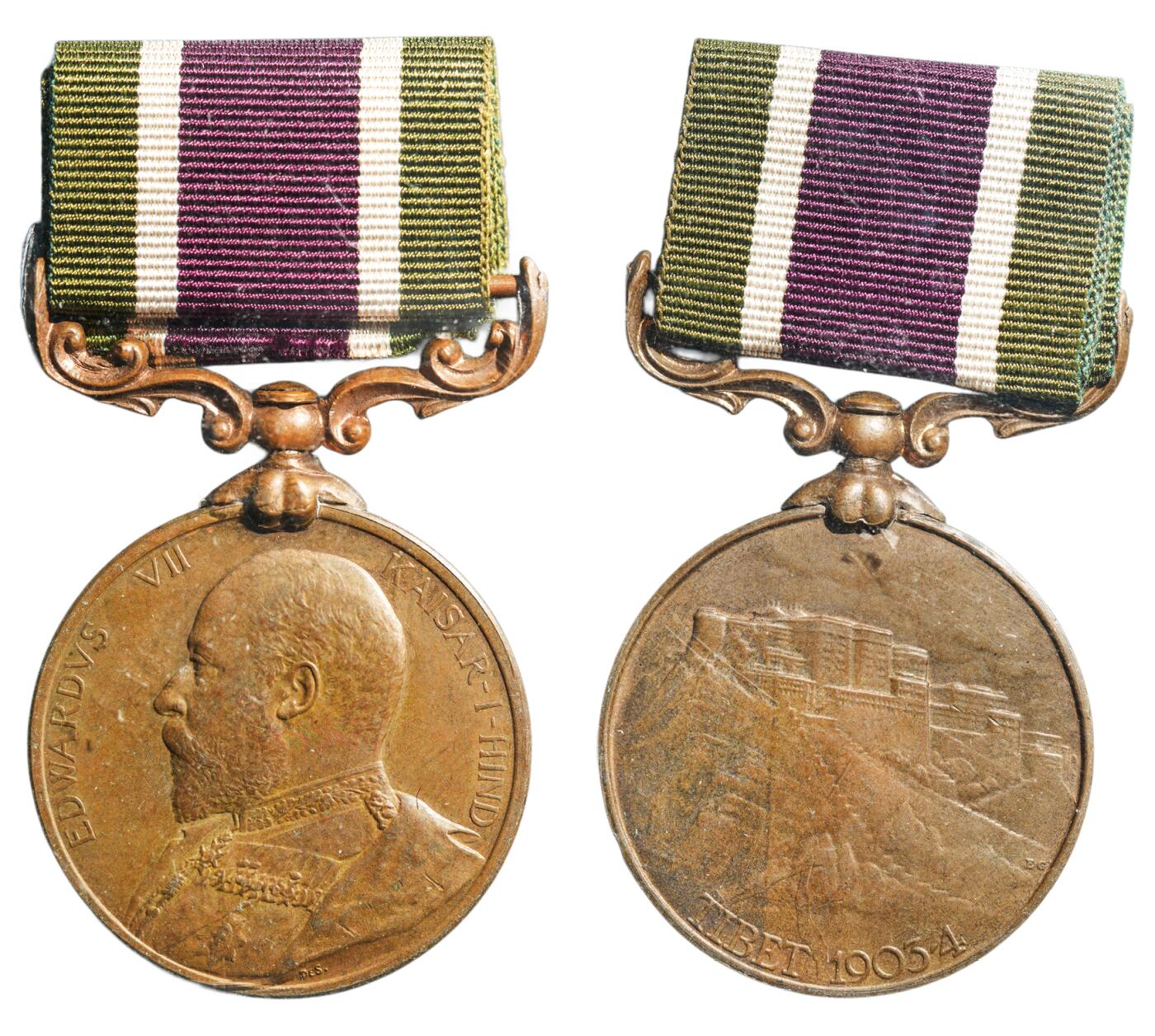 中新泰星2025年秋拍 钱币纪念章专场 19世纪英国军队铜质奖章一枚