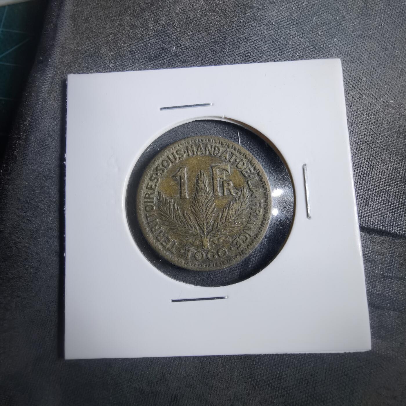 沼泽如烟--第902场 法属多哥1924年1法郎