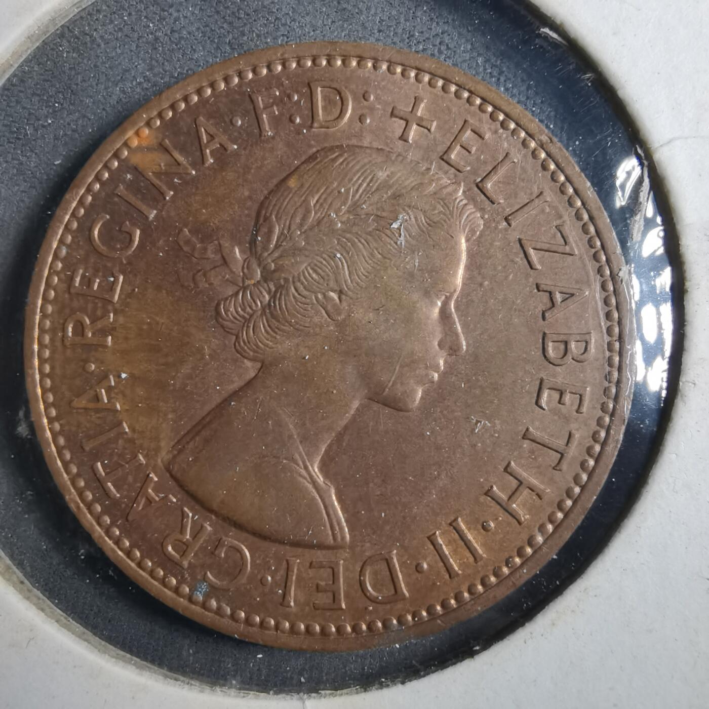 沼泽如烟--第902场 英国1964年1便士