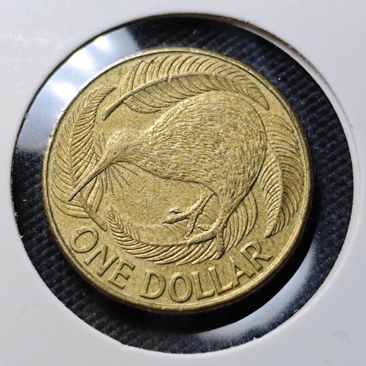 KK钱币收藏小铺  第369场  2月预留时间 周末发货  新西兰1元