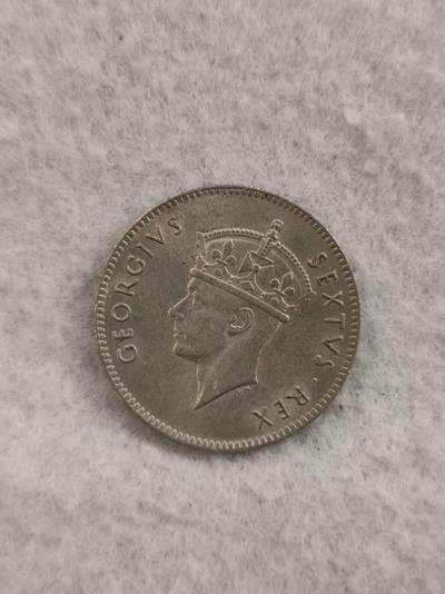 G&W世界散币，银币处理专场（第36场） - 英属西非1949年50分 BU