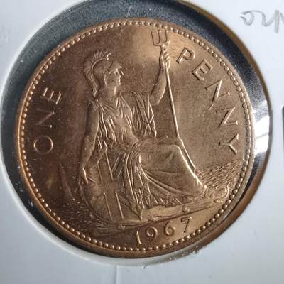 沼泽如烟--第902场 - 英国1967年1便士